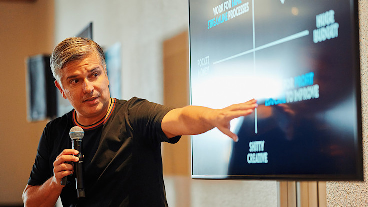 Fernando Machado delivers a learning class