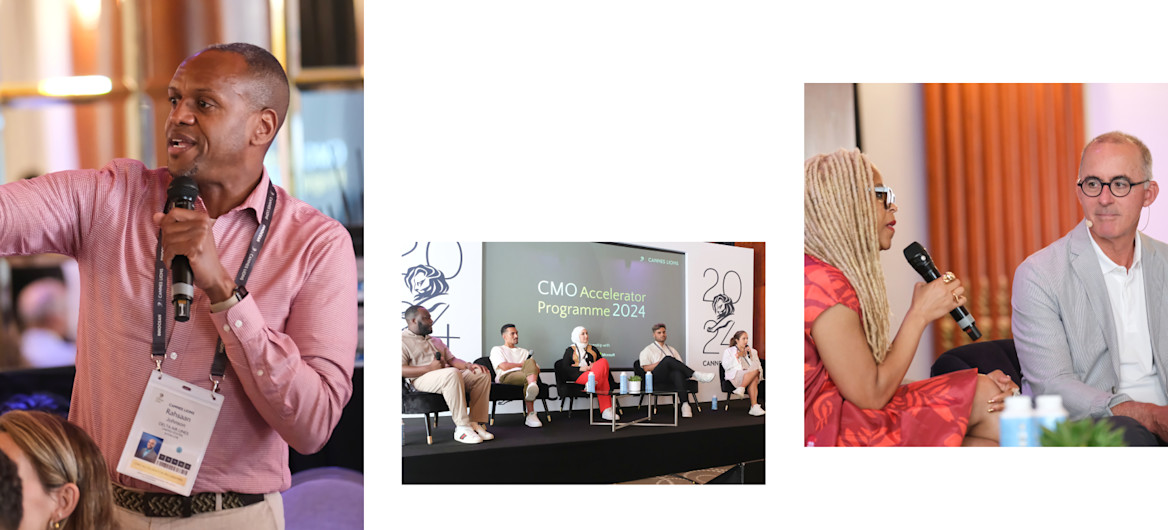 A gallery of images from the CMO Accelerator Programme at Cannes Lions